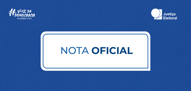 TRE-SC - NOTA OFICIAL